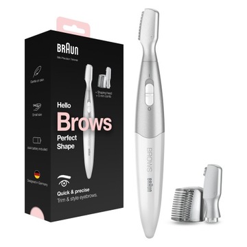 Trymer Braun Brows Perfect Shape FG1106 srebrny
