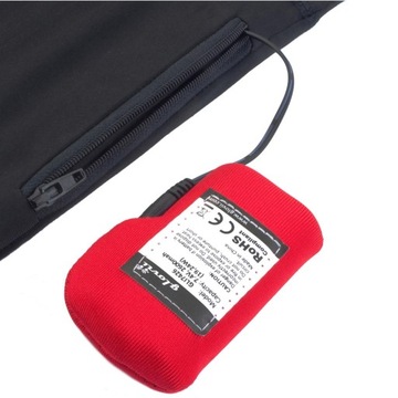 Толстовка с подогревом Glovii GJ1XL (XL; черный)