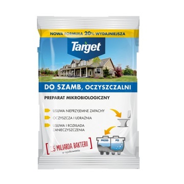 BAKTERIE PREPARAT DO SZAMBA I OCZYSZCZALNI PRZYDOMOWYCH 2,5 KG TARGET