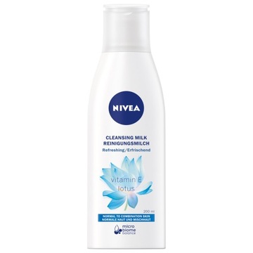Mleczko do twarzy Nivea 200 ml visage normalna