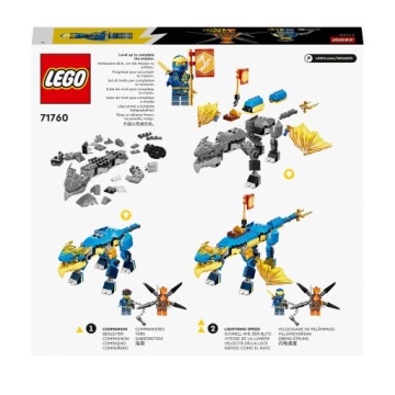 LEGO NINJAGO - Jaya EVO Thunder Dragon (71760) + Сумка + Каталог LEGO 2024