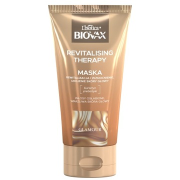 L'biotica Biovax Glamour REVITALIZING THERAPY маска для волос 150 мл