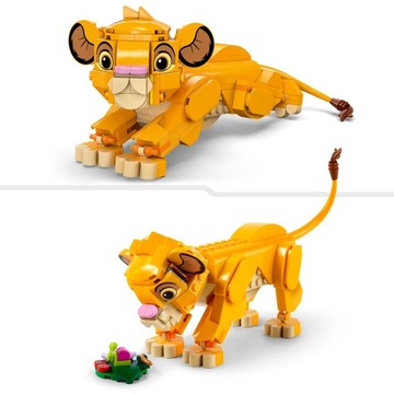 LEGO DISNEY 43243 КОРОЛЬ ЛЕВ — ЛЬВЕНОК СИМБА