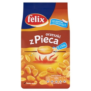 Felix Orzeszki ziemne solone Z PIECA 380g