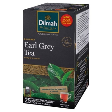 12x чай Dilmah Earl Grey с бергамотом, 25 конвертов