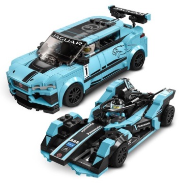 LEGO 76898 Автомобиль Formula Jaguar Racing GEN2 и магазин I-PACE
