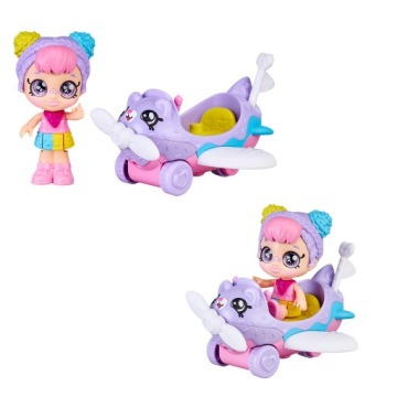 Кукла Kindi Kids Minis Airplane Rainbow Kate