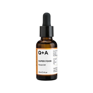 Q+A - Super Food Facial Oil, 30ml - восстанавливающее масло для лица