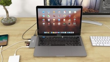 Металлическая ДОК-СТАНЦИЯ i-tec USB-C для MacBook Pro