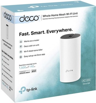 Router / Punkt dostępowy Mesh TP-Link Deco M4 AC1200 pojedynczy