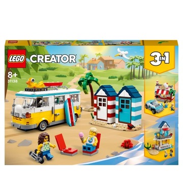 LEGO CREATOR KAMPER NA PLAŻY 3W1 31138