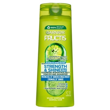 Szampon Fructis Siła i Blask Garnier 400 ml regeneracja i nawilżenie