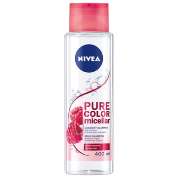 NIVEA SZAMPON 400ML MICELARNY MALINA WŁ. FARBOWANE