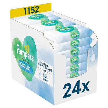 Влажные салфетки Pampers Harmonie Aqua 24 x 48 шт.