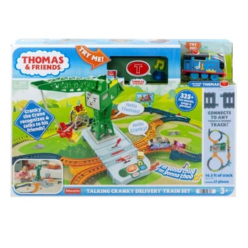 НАБОР ГУСОВ FISHER PRICE THOMAS С ЖУРАВОМ, говорящим поездом Thomas
