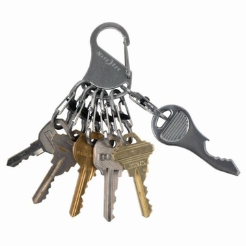 Брелок Nite Ize, микроинструмент DoohicKey QuickKey, нержавеющая сталь