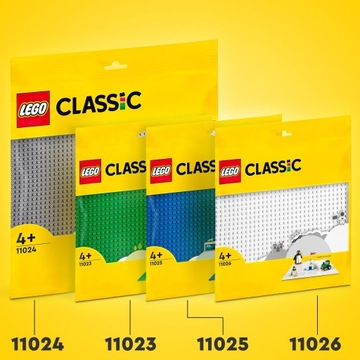 LEGO Classic Белая опорная плита 11026