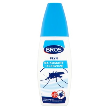 BROS PŁYN NA KOMARY I KLESZCZE DEET 100ML