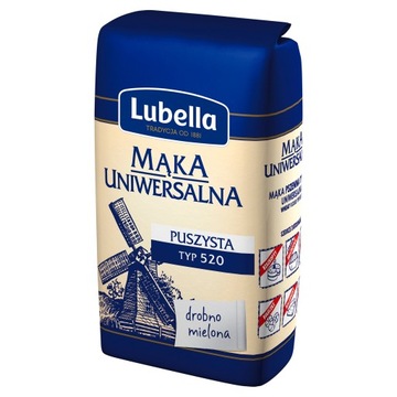 Mąka puszysta uniwersalna typ 520 Lubella 1 kg