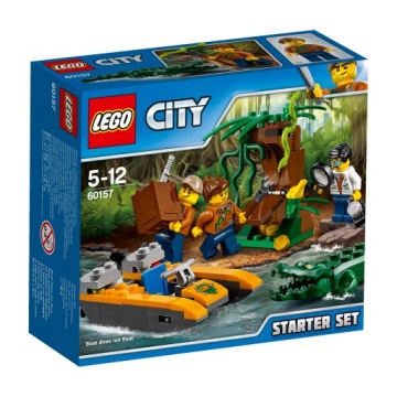 LEGO City 60157 Джунглі Набір Стартовий Джунглі Крокодил оригінальні Мачете