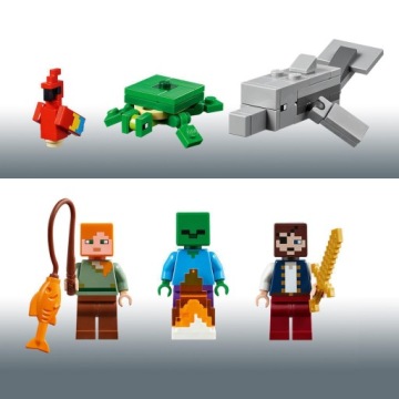 LEGO MINECRAFT 21152 ПРИКЛЮЧЕНИЯ НА ПИРАТСКОМ КОРАБЛЕ — НОВИНКА