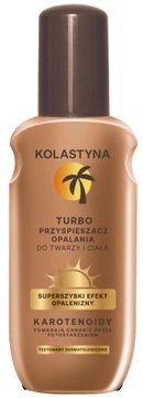 Kolastyna Sun turbo przyspieszacz opalania do twarzy i ciała 150 ml