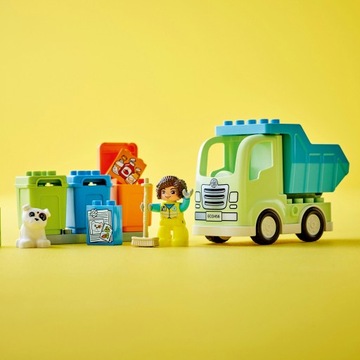 LEGO Duplo 10987 Грузовик для переработки мусора Корзины для мусора Кирпичи 2+