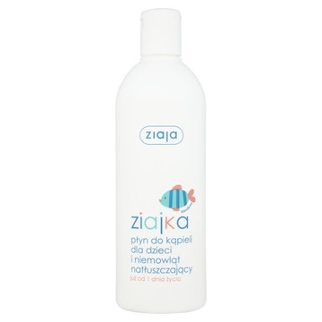 Ziajka płyn do kąpieli natłuszczający dla dzieci i niemowląt 370 ml