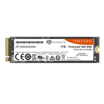 Твердотельный накопитель Seagate FireCuda 520 M.2 PCIe емкостью 1 ТБ