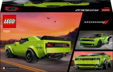 LEGO SPEED CHAMPIONS DODGE CHALLENGER SRT HELLCAT 77237 + LEGO CATALOG PDF