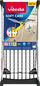 Сушилка для белья VILEDA Soft Care Белый и черный