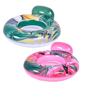 Koło dmuchane ponton 106cm Różowe