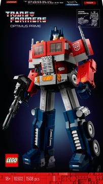 LEGO ICONS #10302 - Optimus Prime + Torba Prezentowa LEGO