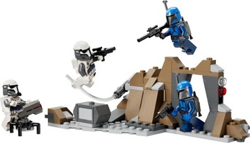 LEGO STAR WARS 75373 ZASADZKA NA MANDALORZE ZESTAW BITEWNY