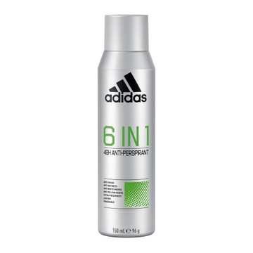 ADIDAS men 6 w 1 DEZODORANT SPRAY 150ML męski antyperspirant