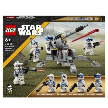 Боевой набор Lego Star Wars 75345 — Солдаты-клоны 501-го легиона