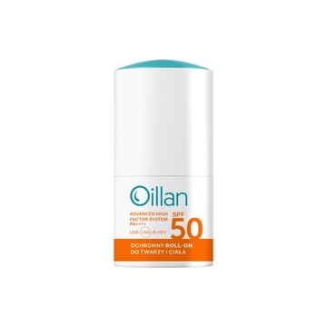 Oillan Защитный шариковый для лица и тела с фильтром SPF50 50 мл