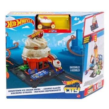 Hot Wheels Zestaw Rajdowa Lodziarnia Z Autkiem HKX38