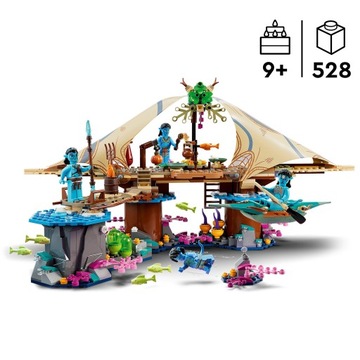 LEGO Avatar 75578 Меткайина Клан Риф Дом ОРИГИНАЛ Кирпичи в подарок