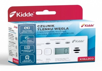 Детектор угарного газа Kidde K10LLDCO с дисплеем