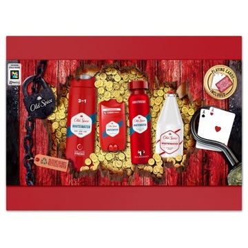 НАБОР OLD SPICE PIRATE + КАРТОЧКИ 4ШТ.