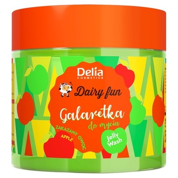 DELIA DAIRY FUN GALARETKA DO MYCIA JABLKO