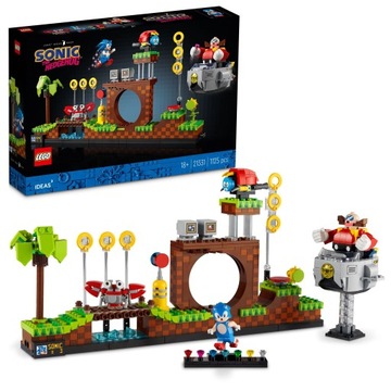 LEGO 21331 IDEAS Ежик Соник — Green Hill Z