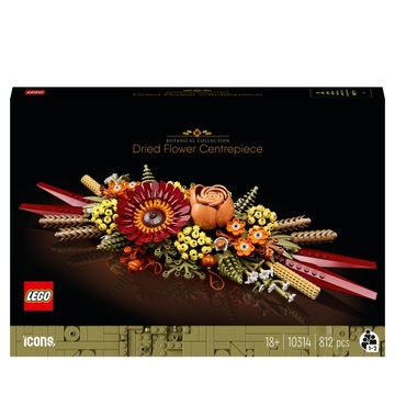 LEGO 10314 ICONS - Stroik z suszonych kwiatów