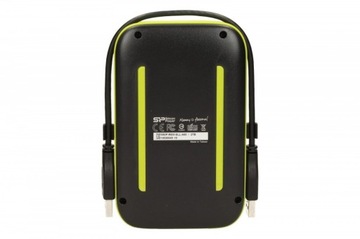 Silicon Power ARMOR A60, 2 ТБ, 2,5 дюйма, внешний диск USB 3.0, ЧЕРНО-ЗЕЛЕНЫЙ/ПАНЦЕР
