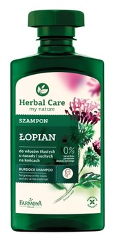 HERBAL CARE SZAMPON DO WŁOSÓW TŁUSTYCH ŁOPIAN