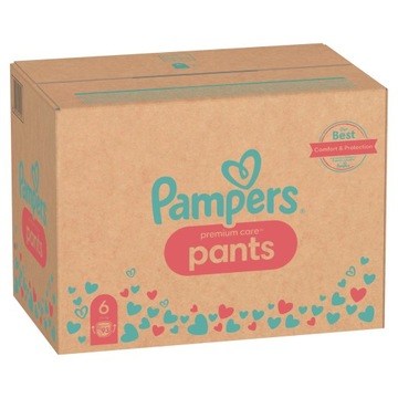 Подгузники Pampers Pants Premium Care, размер 6, 93 шт., отличное качество.
