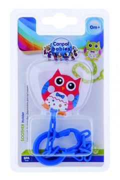 Canpol Babies, цепочка для соски-сова, микс, 1 шт.