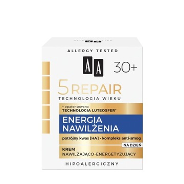 AA TECHNOLOGIA WIEKU KREM NAWILŻAJĄCO - ENERGETYZUJĄCY NA DZIEŃ 30+ 50ml