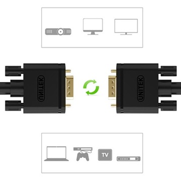 КАБЕЛЬ UNITEK PREMIUM VGA HD15 M/M 1М (Y-C511G)